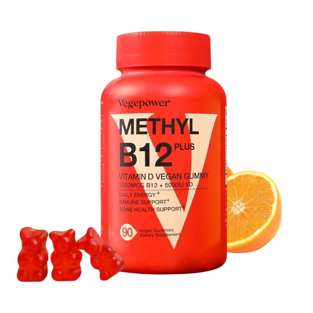 Methyl B12 Plus Con Vitamina D 90 Gomitas Vegepower