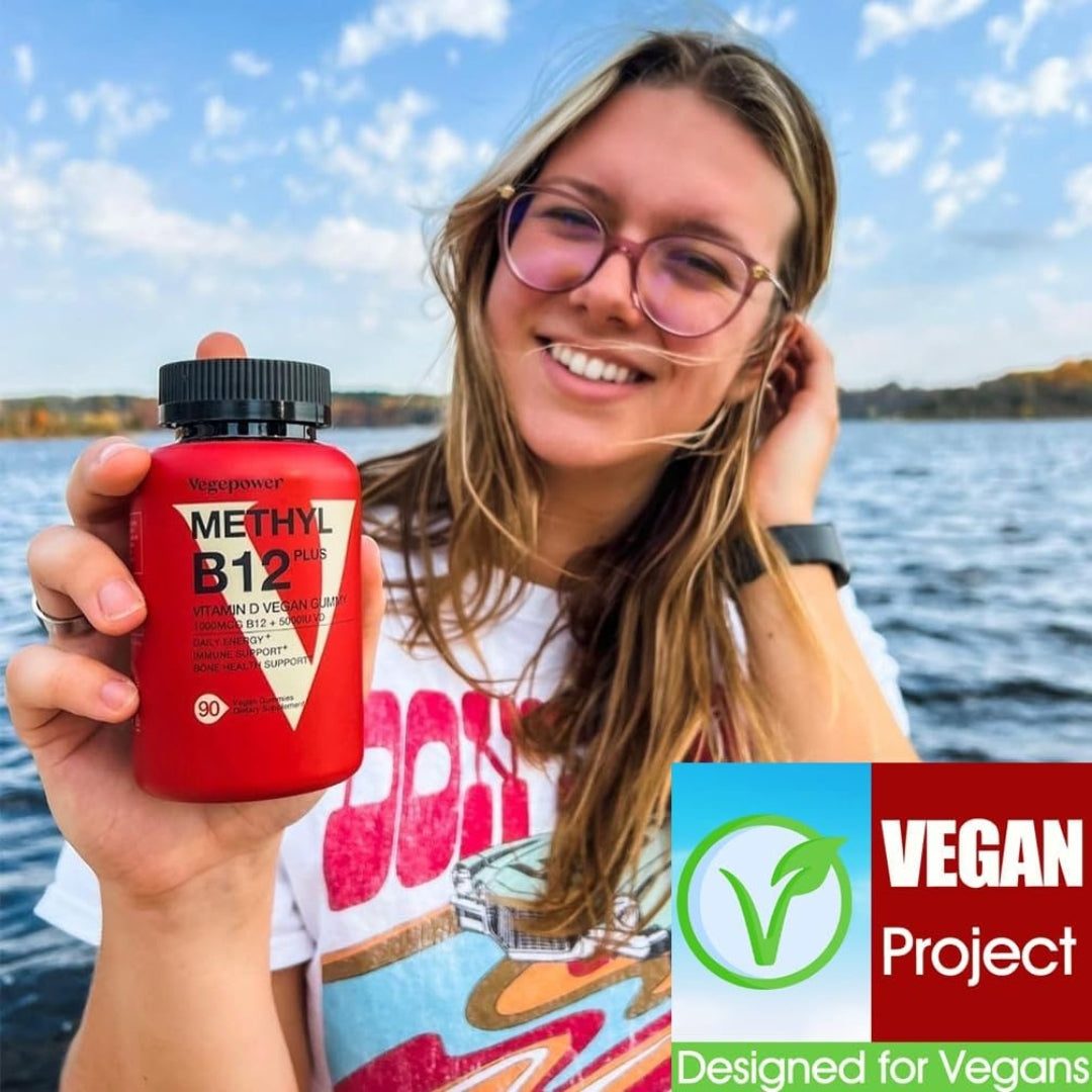 Methyl B12 Plus Con Vitamina D 90 Gomitas Vegepower