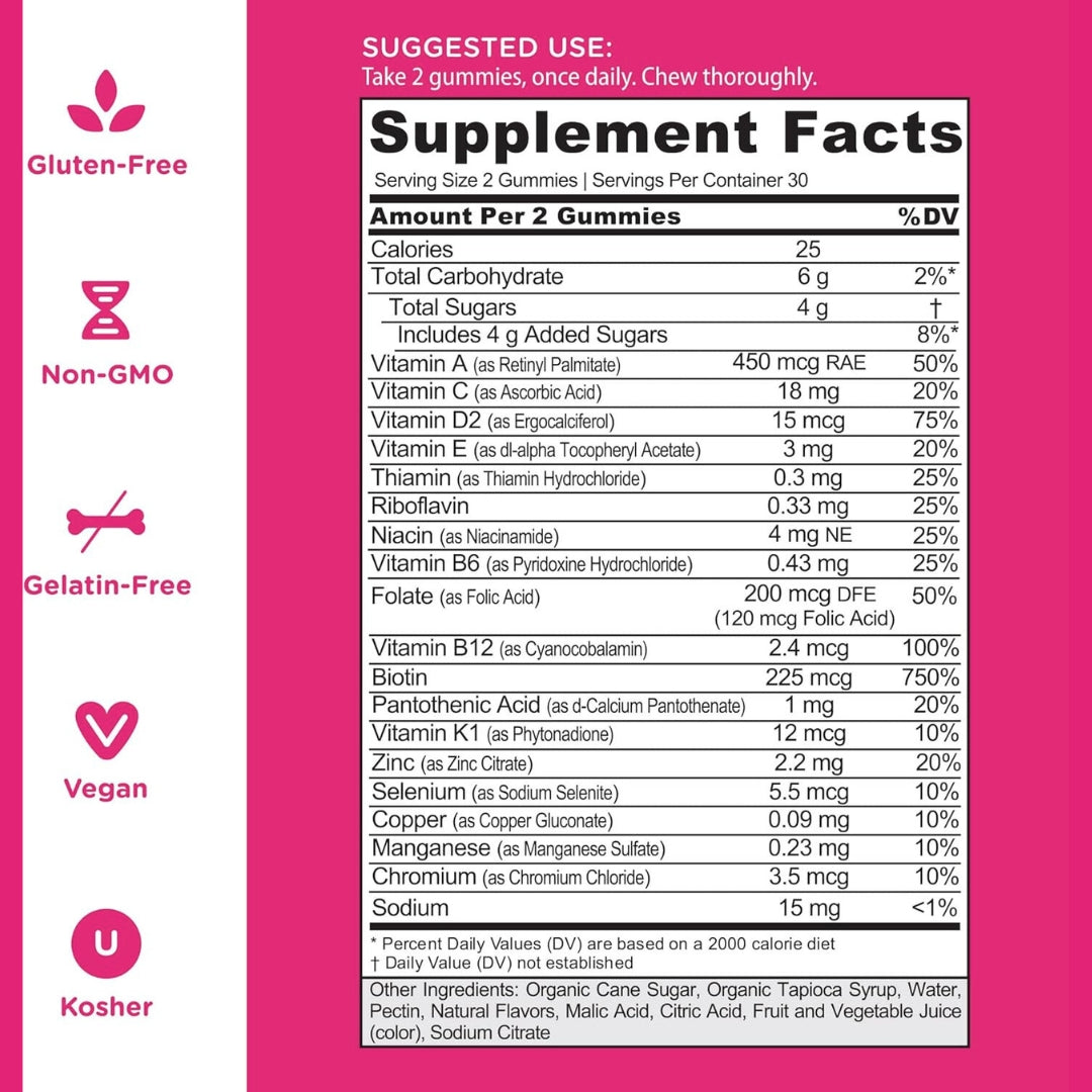 Gomitas multivitamínicas Mujeres 60 Unidaes Goli Nutrition