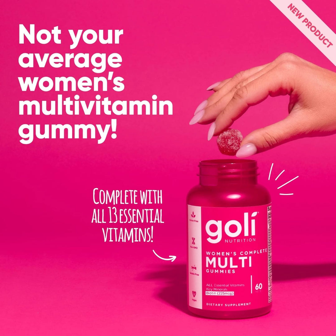 Gomitas multivitamínicas Mujeres 60 Unidaes Goli Nutrition