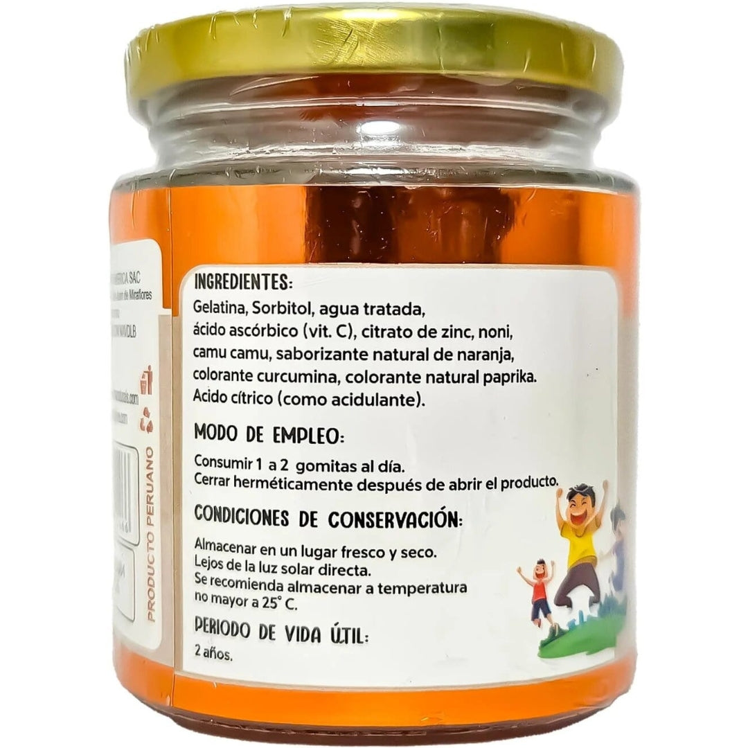 Inmuno Zinc Sin Azucar Niños 70 Caramelos Blandos Nanita Foods