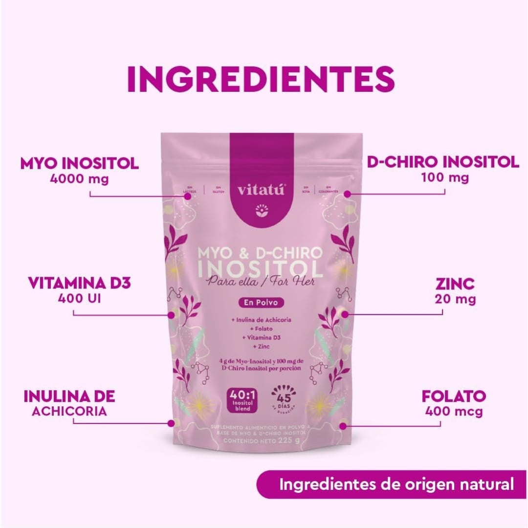 Inositol Myo D Chiro 225 Gr Vitatu