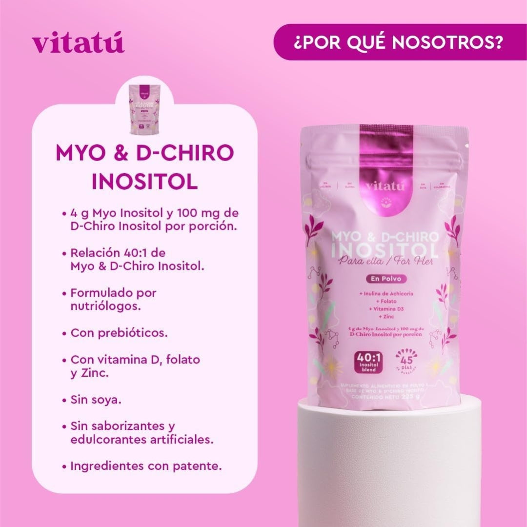 Inositol Myo D Chiro 225 Gr Vitatu