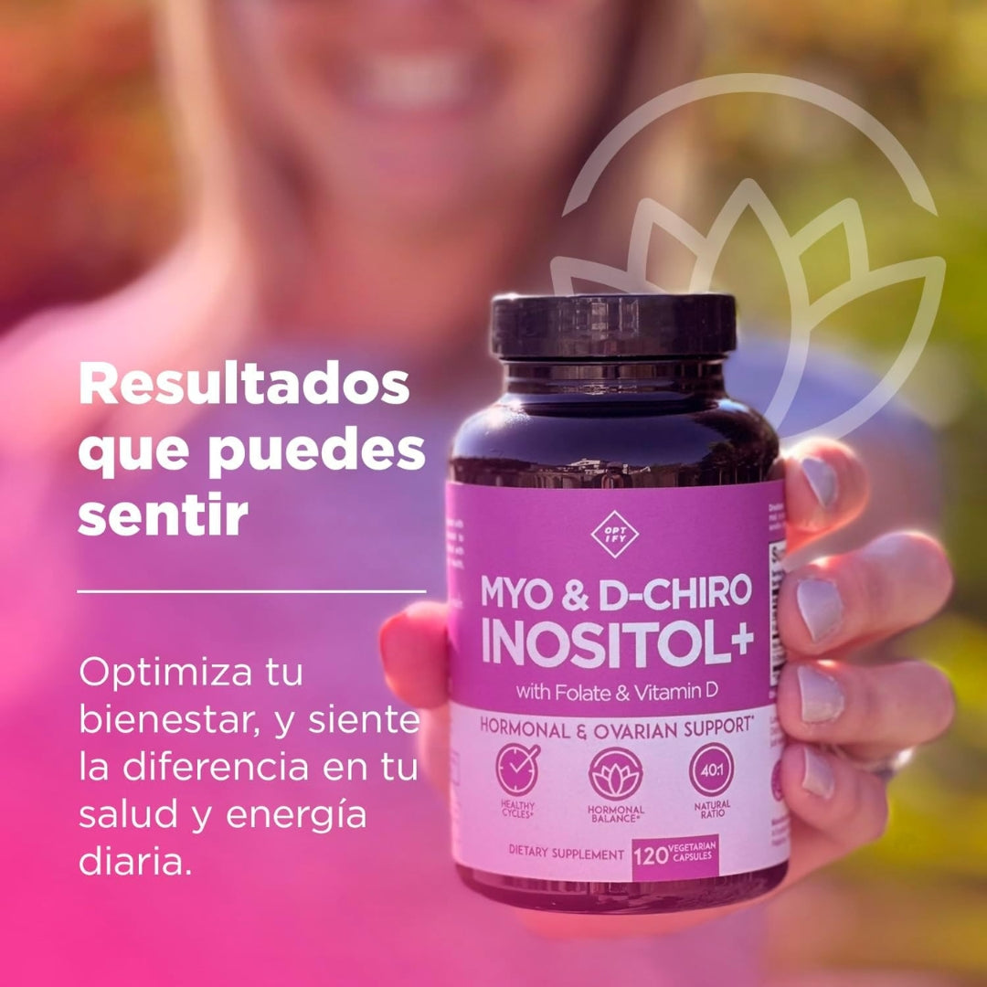 Inositol Myo D Chiro Folate Y Vit D 120 Capsulas Optify