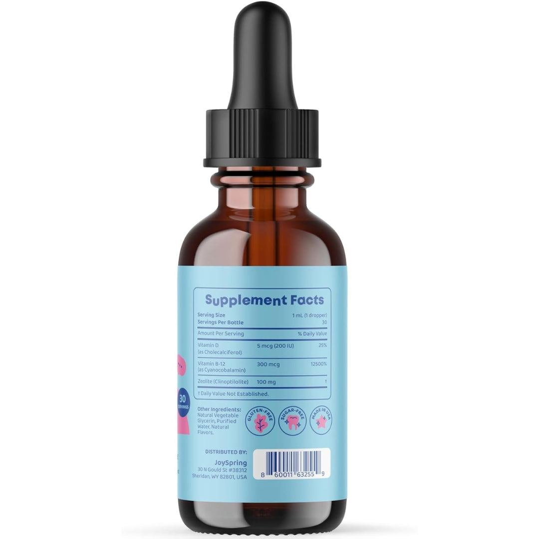 Zeolita Para Niños Con Vitamina D y B12 Lingo Leap 30 Ml Joyspring