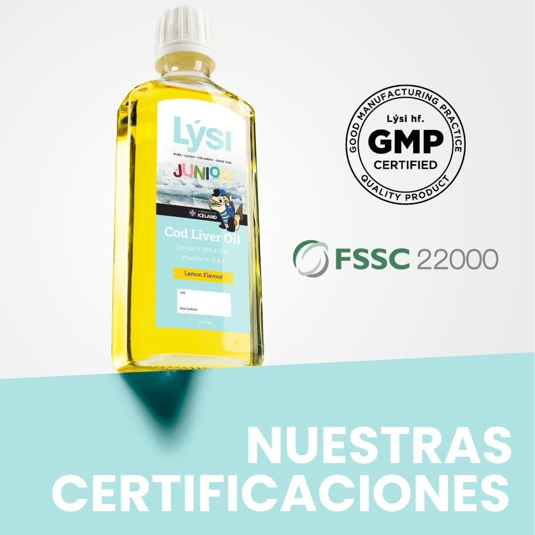 Junior Omega 3 Epa Y Dha Para Niño Lysi