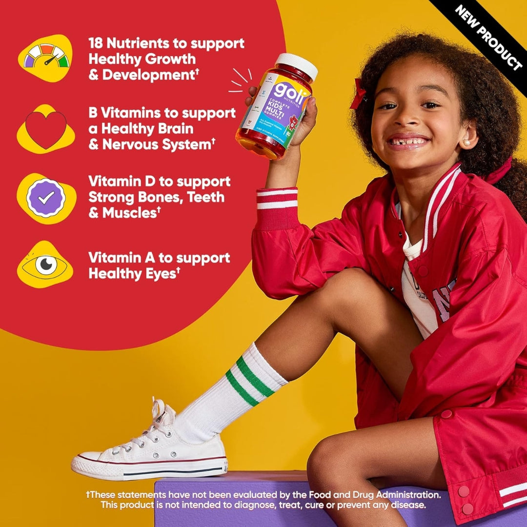 Kids Multivitamínico Para Niños 80 Gomitas Goli Nutrition