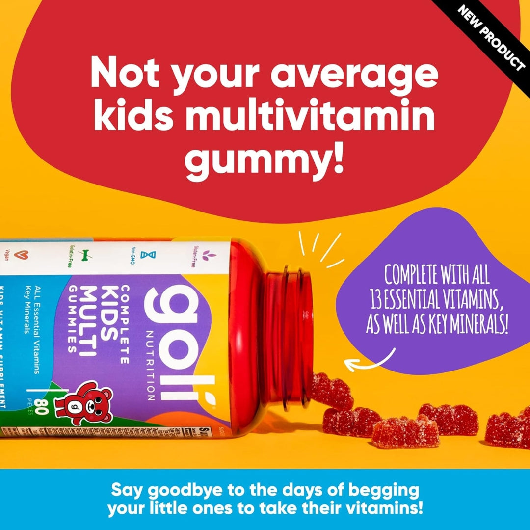 Kids Multivitamínico Para Niños 80 Gomitas Goli Nutrition