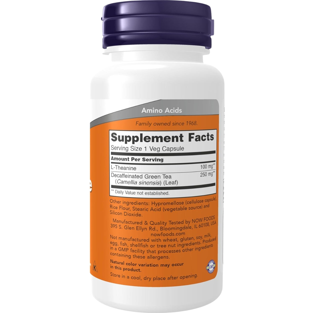 L Theanine 100 Mg 90 Capsulas Now