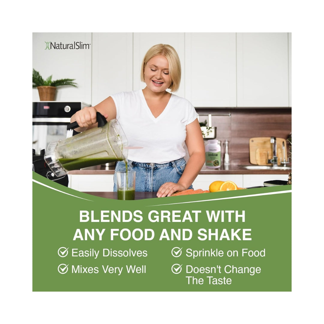 Leciclean Lecitina Granulada Con Colina 454 Gr Natural Slim