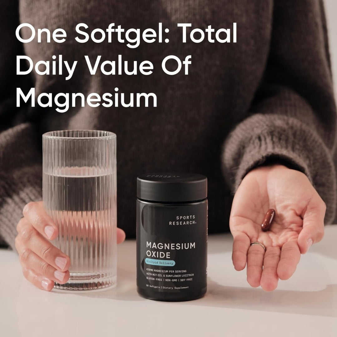 Magnesio Oxide 90 Capsulas Sports Research