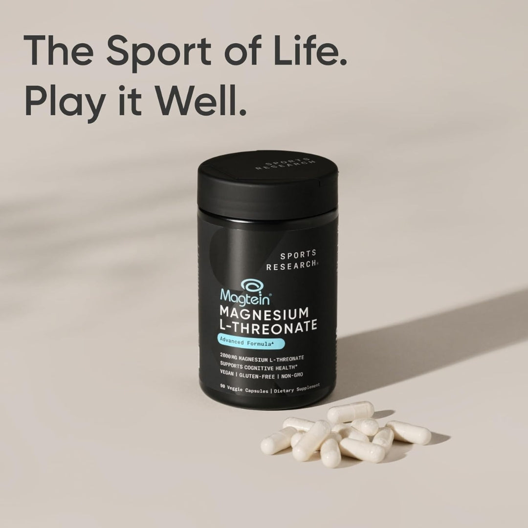 Magtein Magnesio L Treonato 2000 Mg 90 Capsulas Sports Research