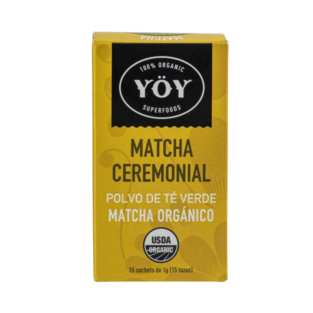 Matcha Ceremonial Organica 15 Sobres Yoy