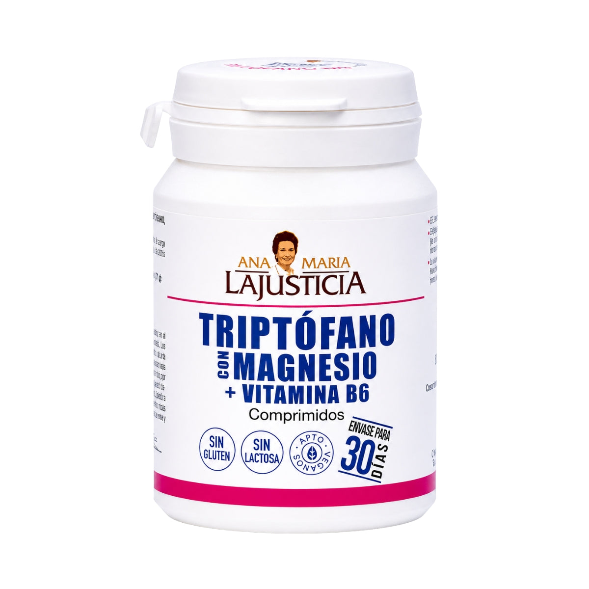 Triptofano Con Magnesio Vitamina B6 60 Comprimidos Ana Maria La Justicia