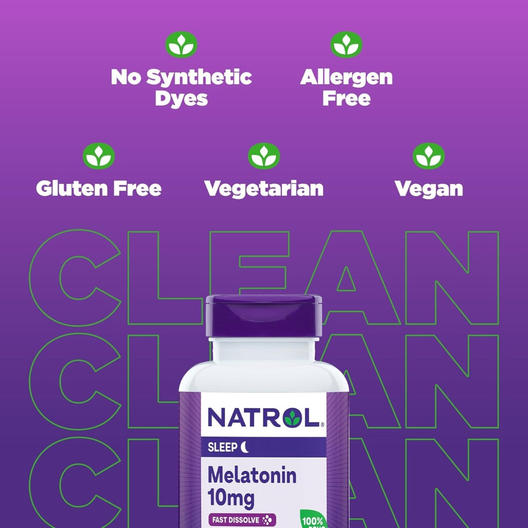 Melatonina Comprimidos 10 Mg 100 Tabletas Natrol