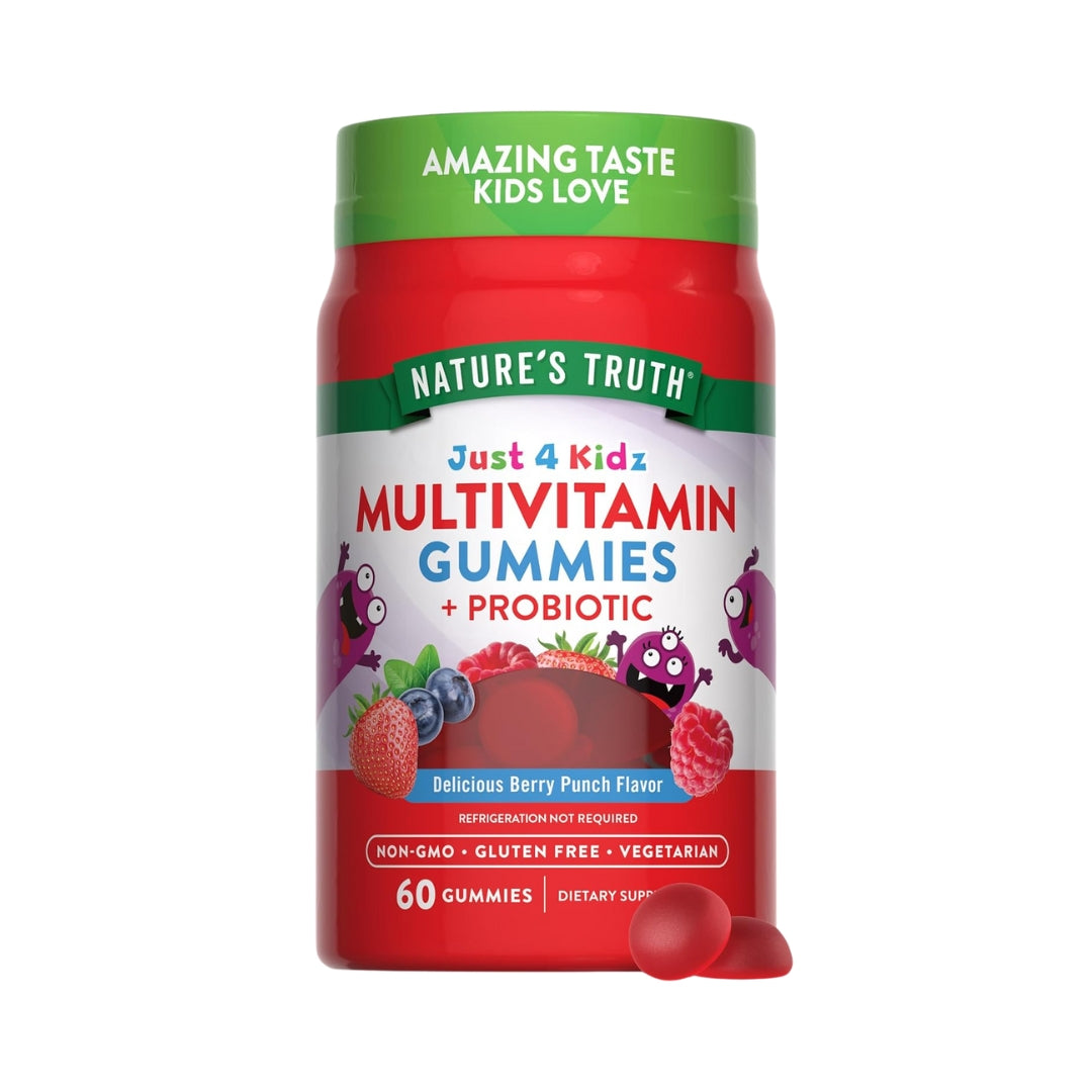 Multivitaminas Con Probioticos Niños 60 Gomitas Natures Truth