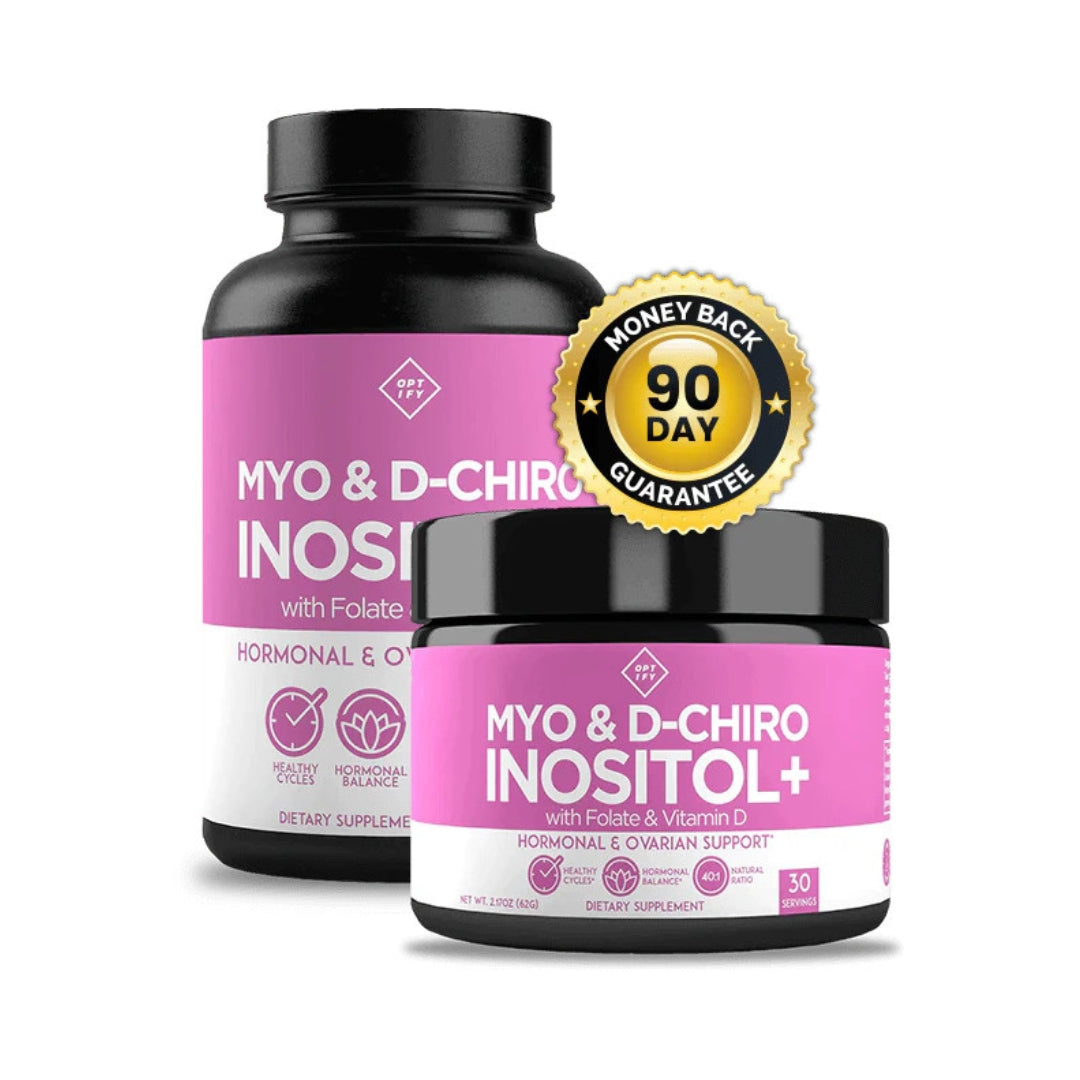 Myo D Chiro Inositol Folate Y Vit D 63Gr Frasco Optify