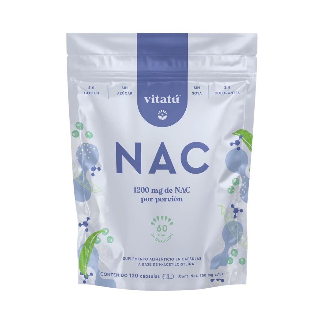Nac 1200 Mg 120 Capsulas Vitatu