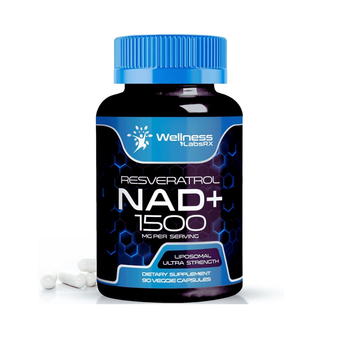 Nad con Resveratrol Liposomal 1500 Mg 90 Capsulas Wellness