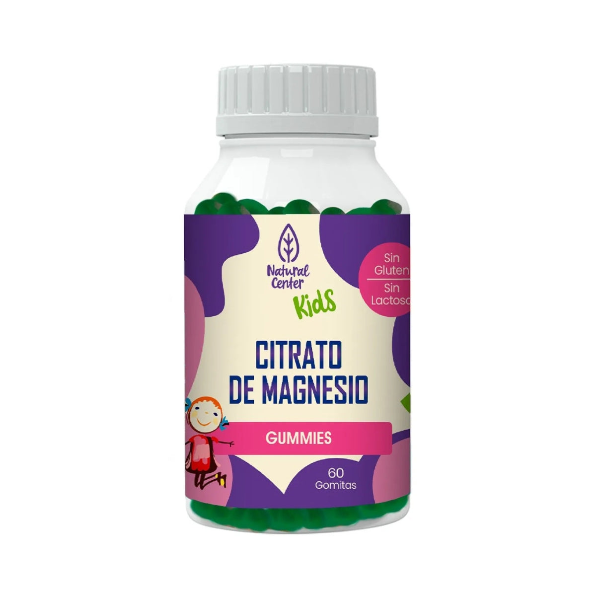 Gomitas De Citrato De Magnesio 60 Unidades Natural Center