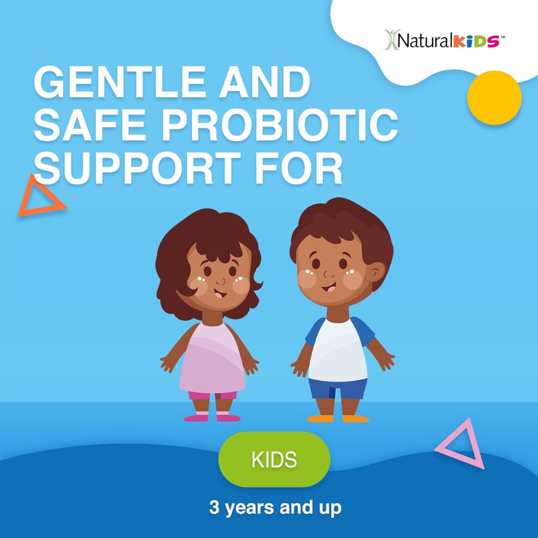 Probioticos Para Niños 5 Billones CFU 60 Tabletas Masticables Natural Slim