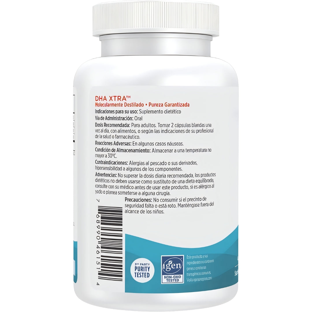 New Dha Xtra 60 Capsulas Nordic Naturals