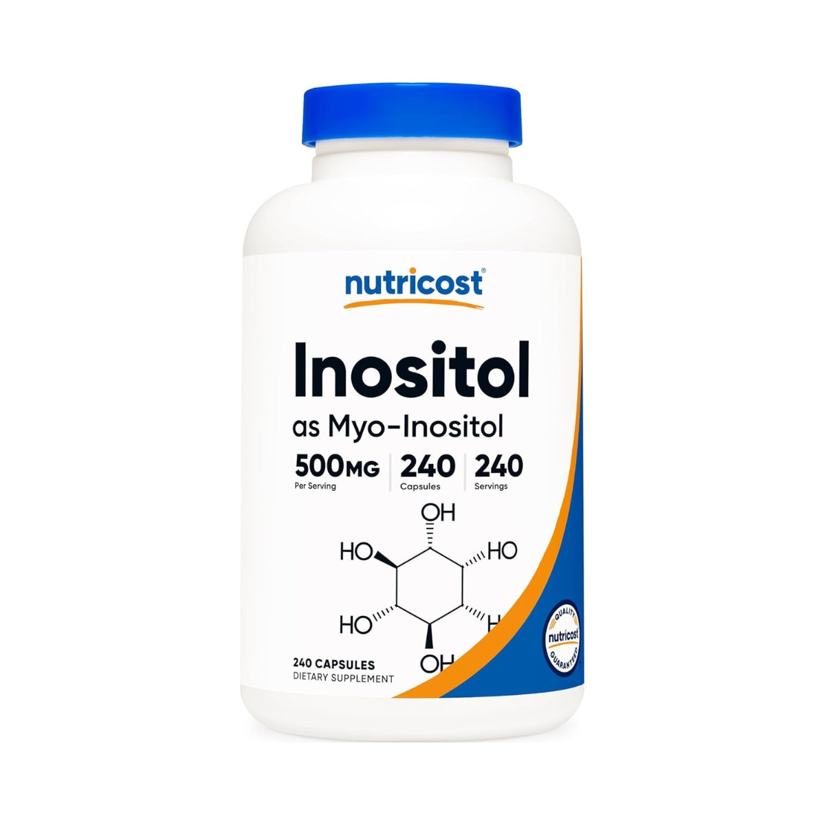 Inositol 500 Mg 240 Capsulas Nutricost