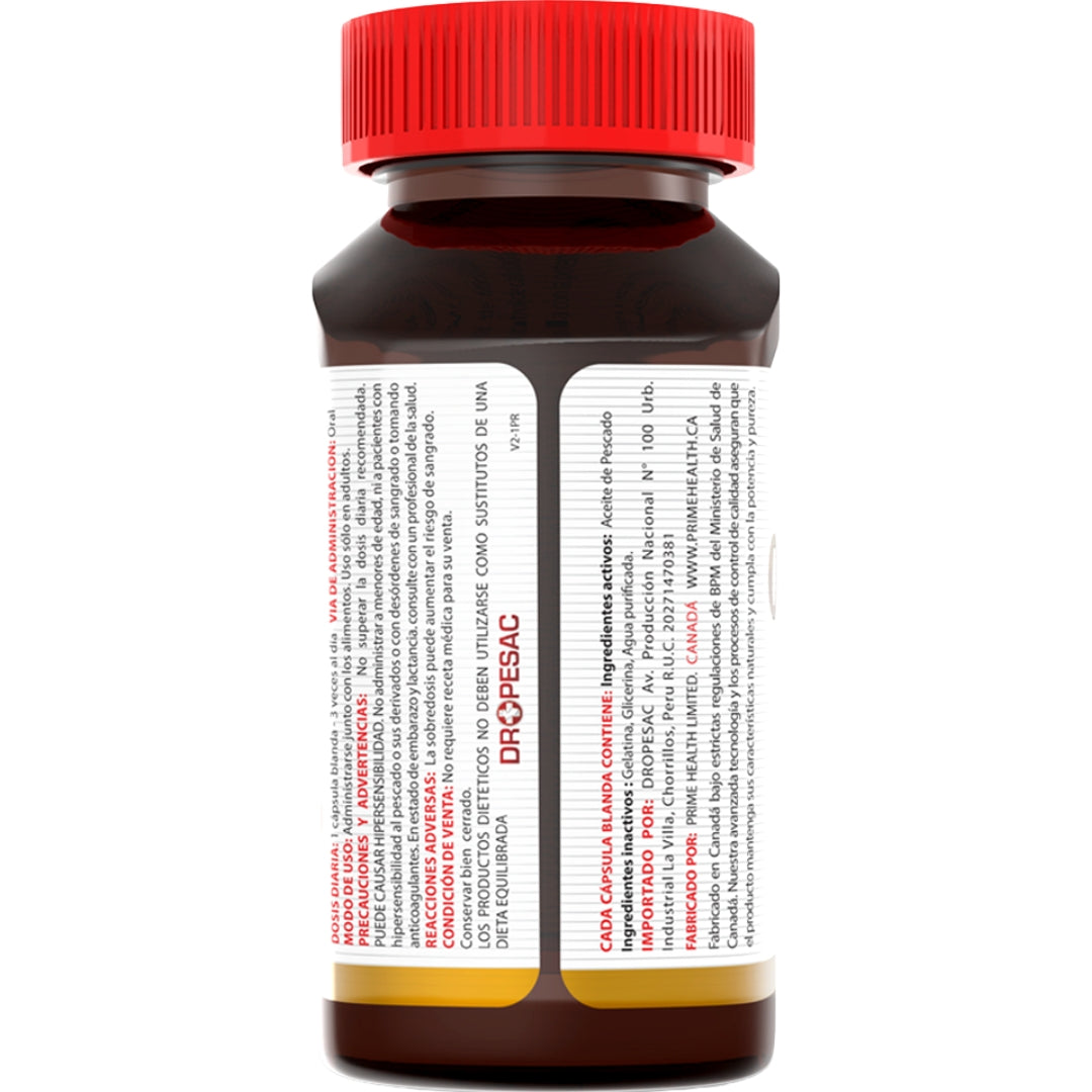 Omega 3 1000 Mg 60 Capsulas Prime Health