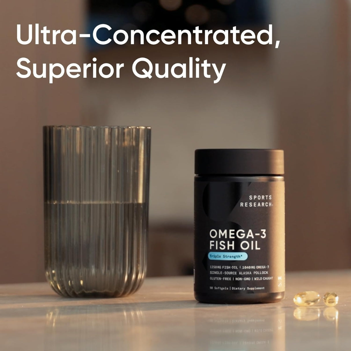 Omega 3 Fish Oil 90 Softgel Sports Research
