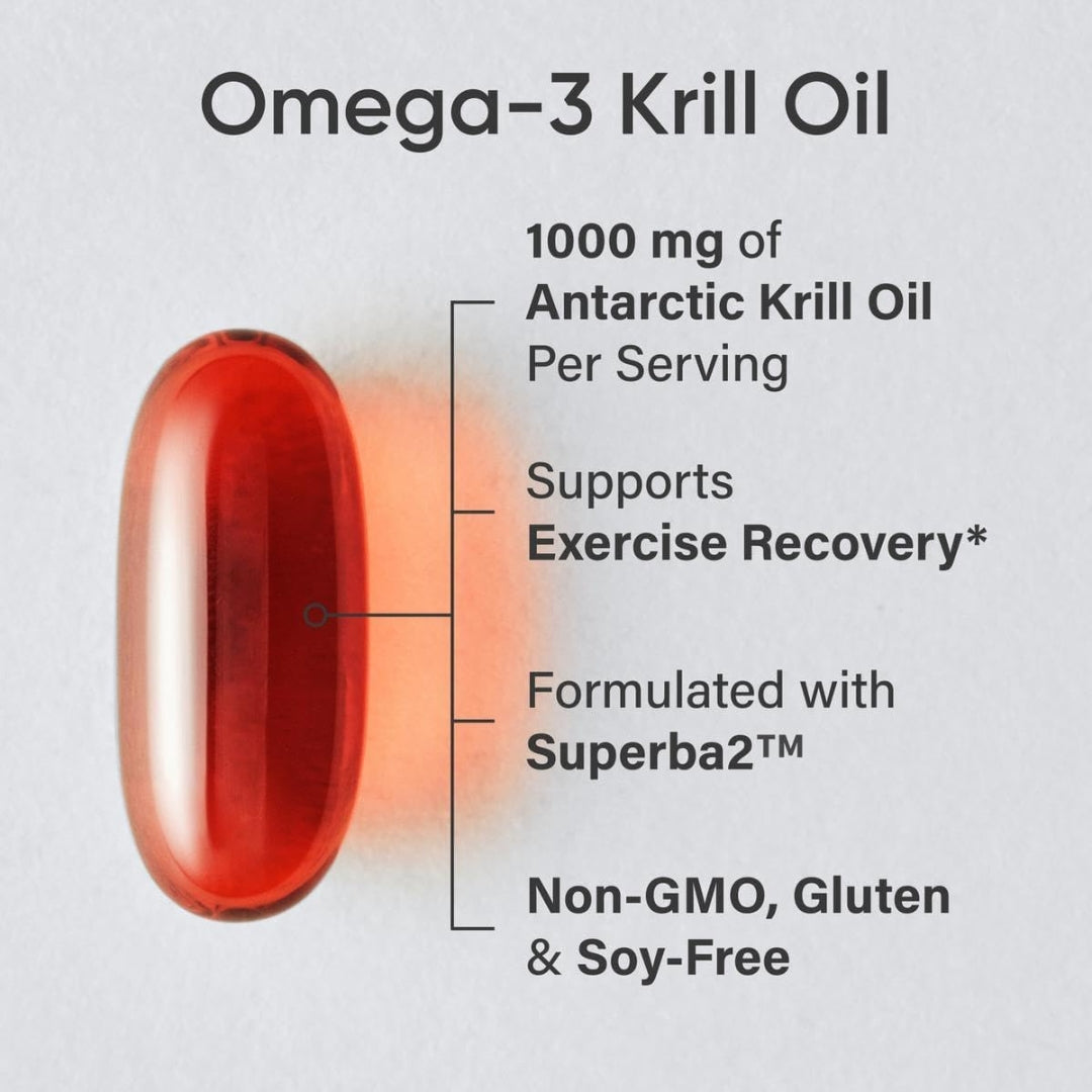 Omega 3 Krill Oil 30 Softgel Sports Research