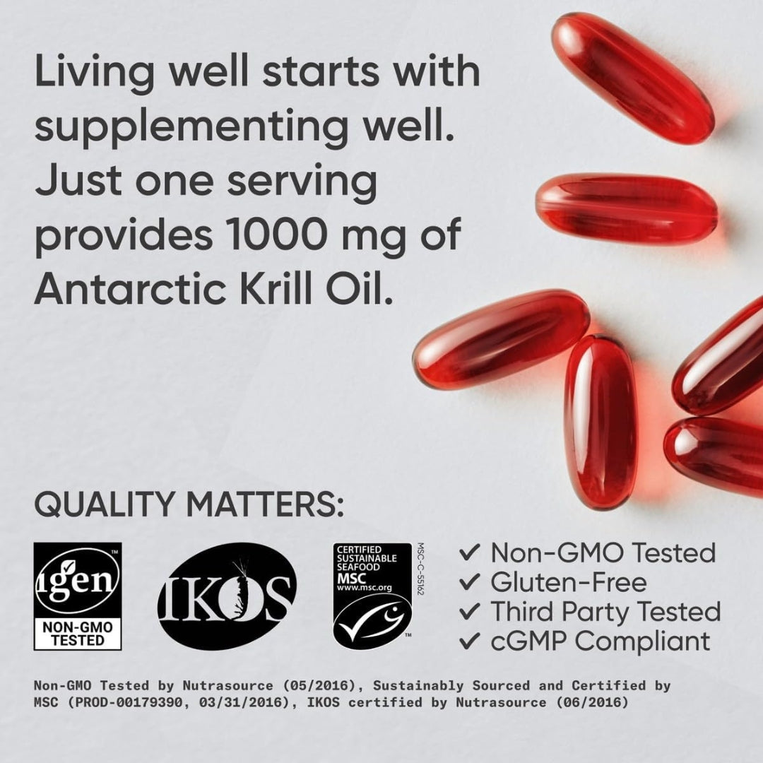 Omega 3 Krill Oil 30 Softgel Sports Research