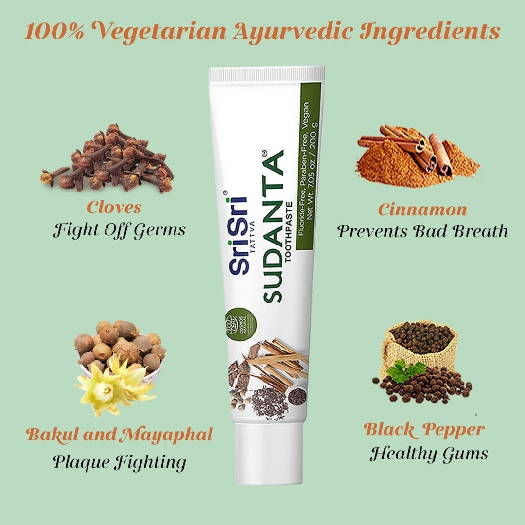 Pasta Dental Sin Fluor Sudanta 100Gr SriSri