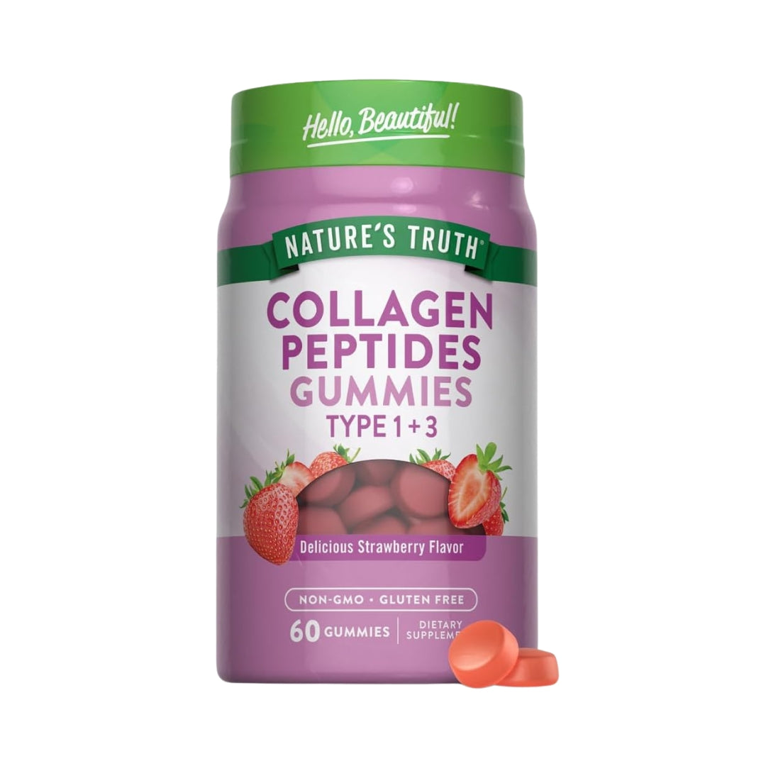 Peptidos De Colageno Tipo 1 Y 3 60 Gomitas Natures Truth