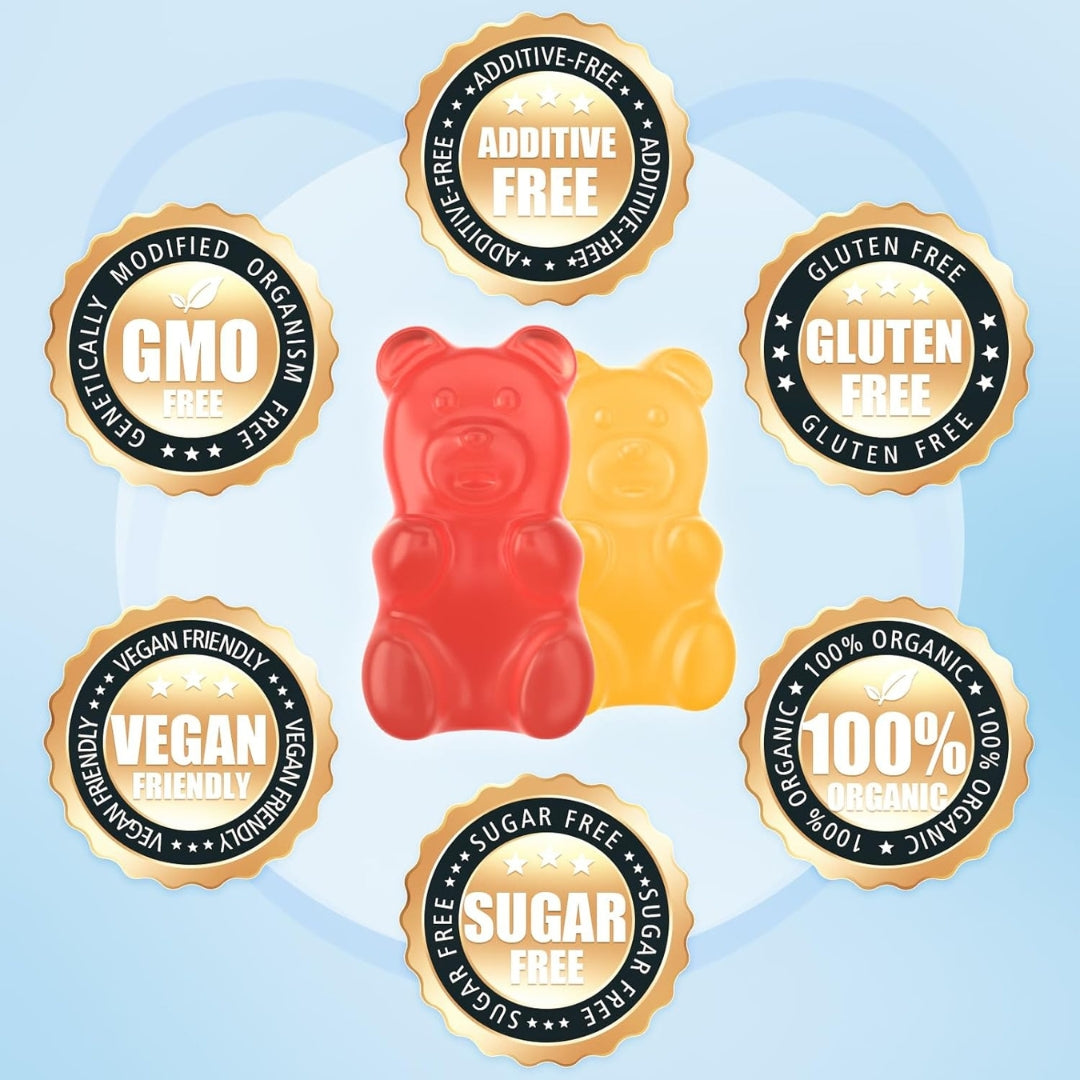 Potasio y Magnesio 8en1 Sin Azucar 60 Gomitas Softbear