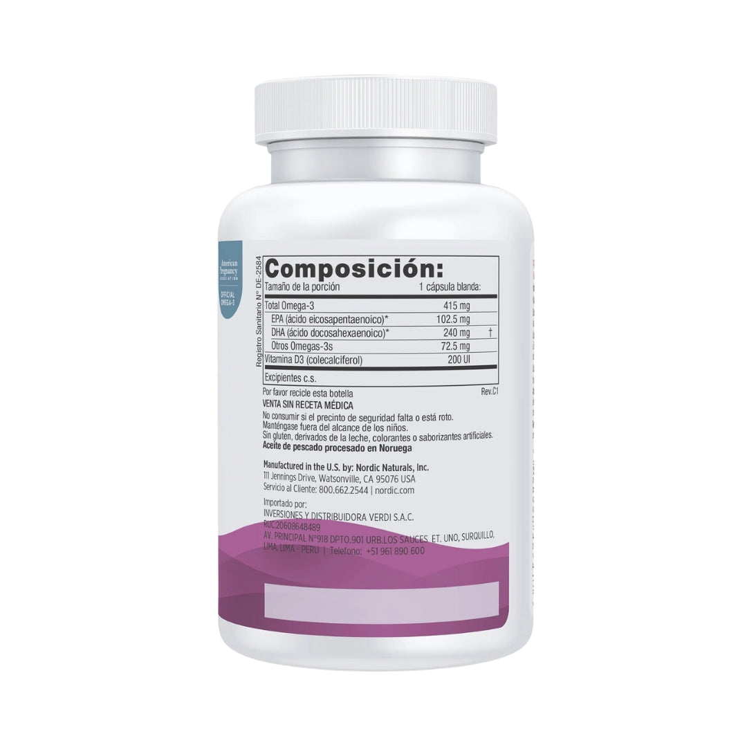 Prenatal Dha 90 Capsulas Nordic Naturals