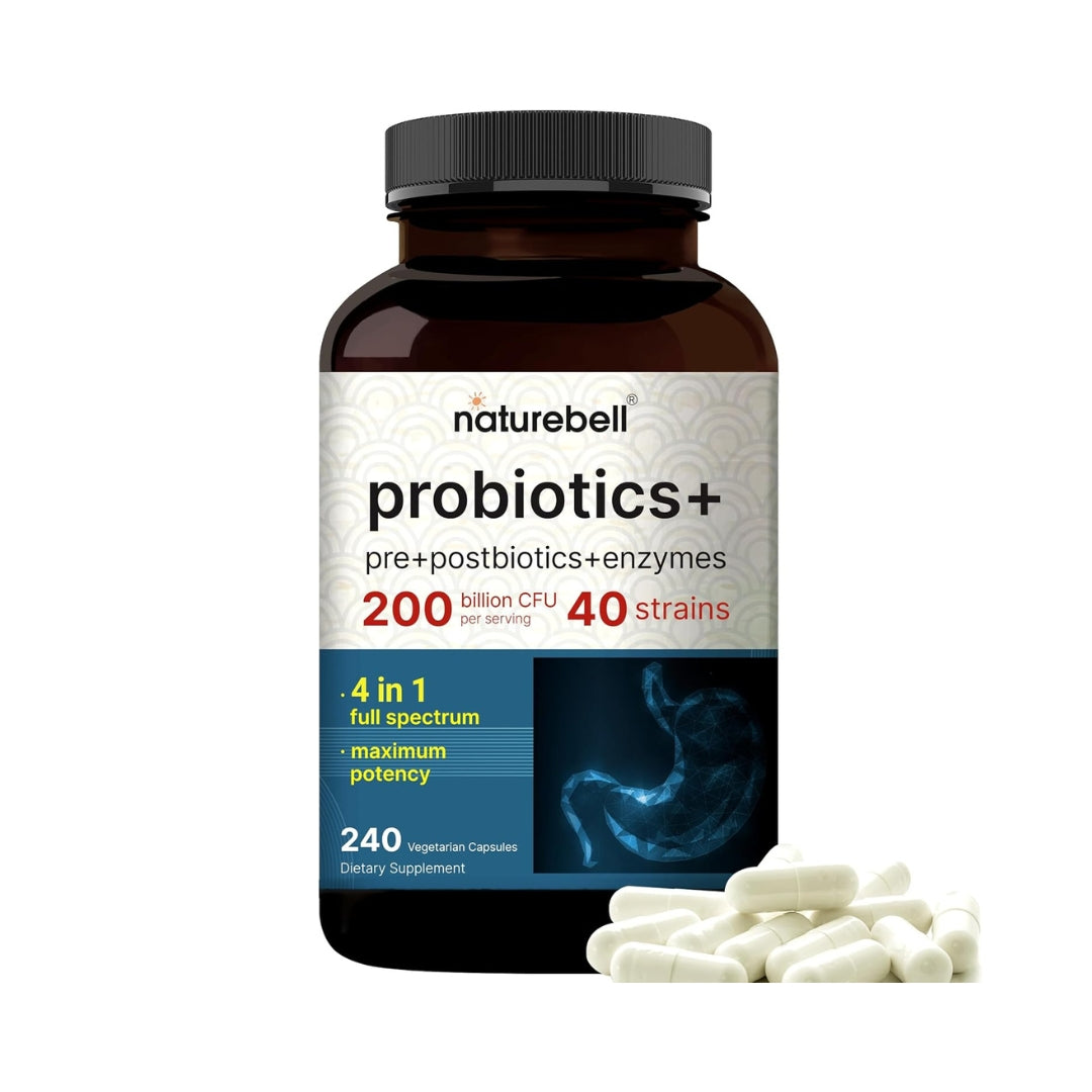 Probioticos 200 Billones 40 Cepas 240 Capsulas Naturebell