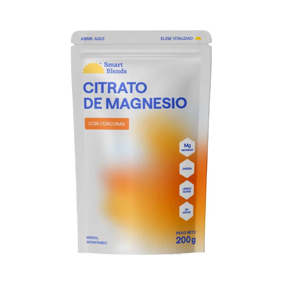 Citrato De Magnesio Con Curcuma 200 Gr Smart Blends