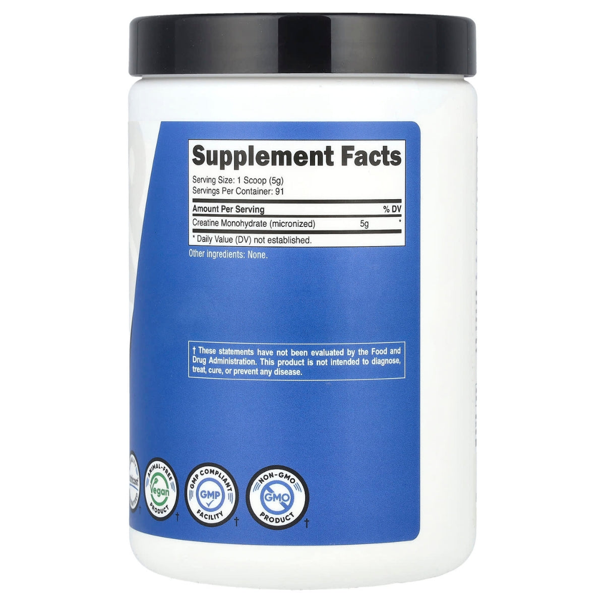 Creatina Monohidratada 454 Gr Nutricost