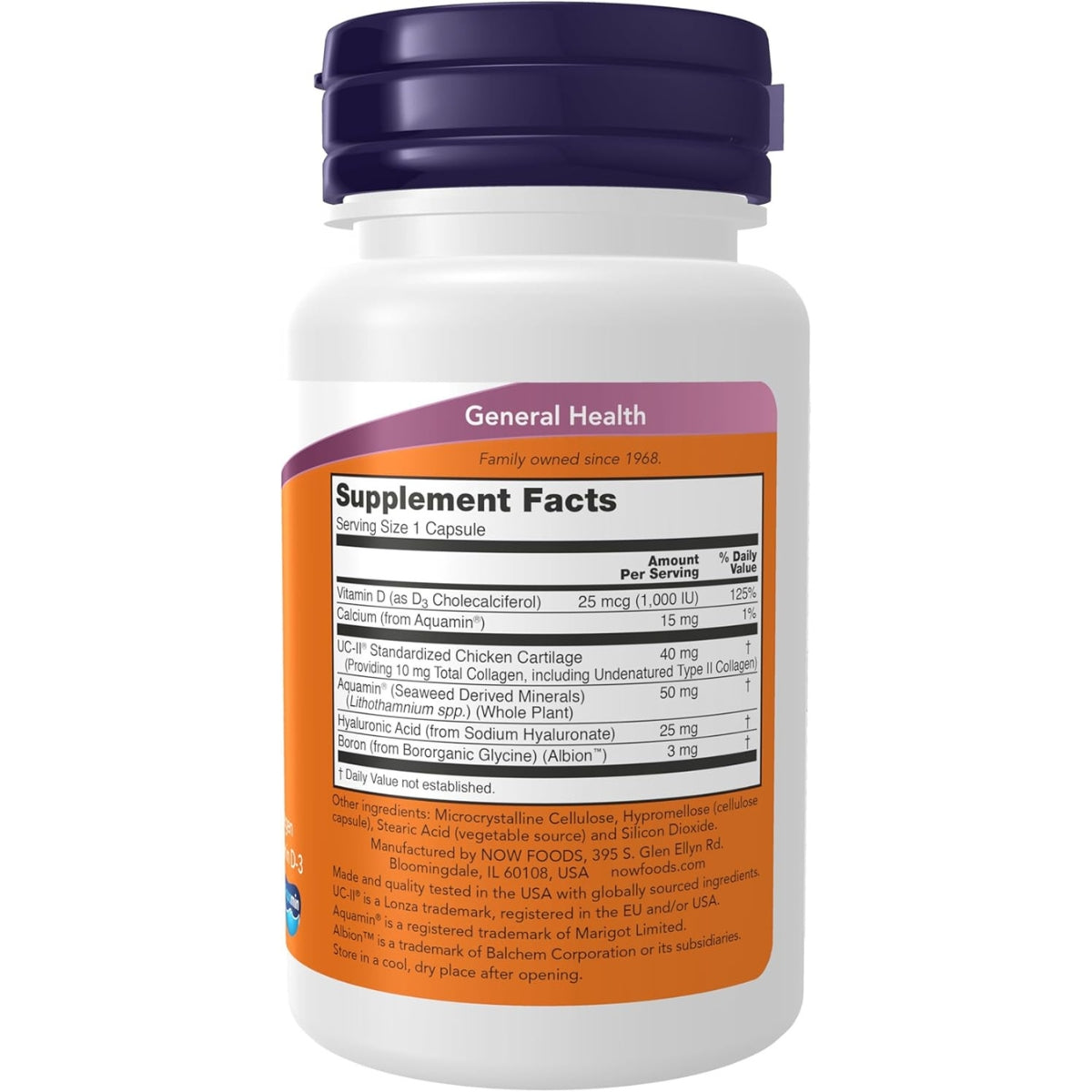 UC II Advanced Joint Relief Colageno Nativo 60 Capsulas Now