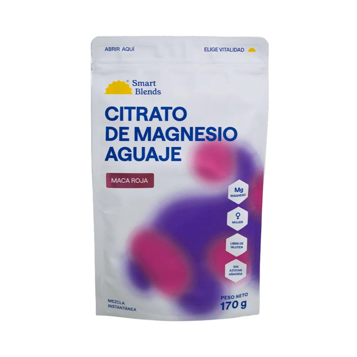 Citrato De Magnesio Con Aguaje 170 Gr Smart Blends