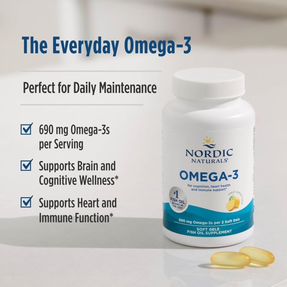 Omega 3 690 Mg 90 Capsulas Nordic Naturals