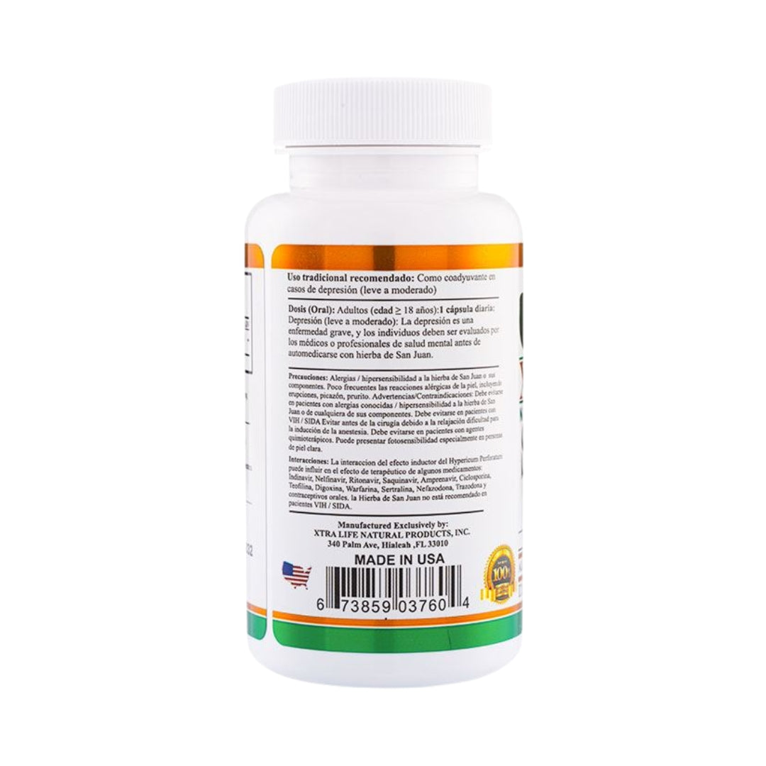 St. Johns Wort 60 Capsulas Xtralife
