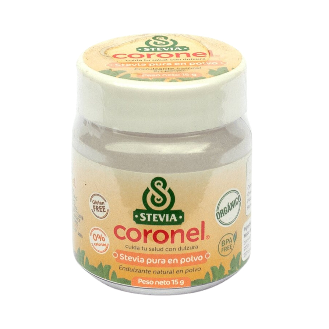 Stevia Pura En Polvo Organica 15 Gr Coronel
