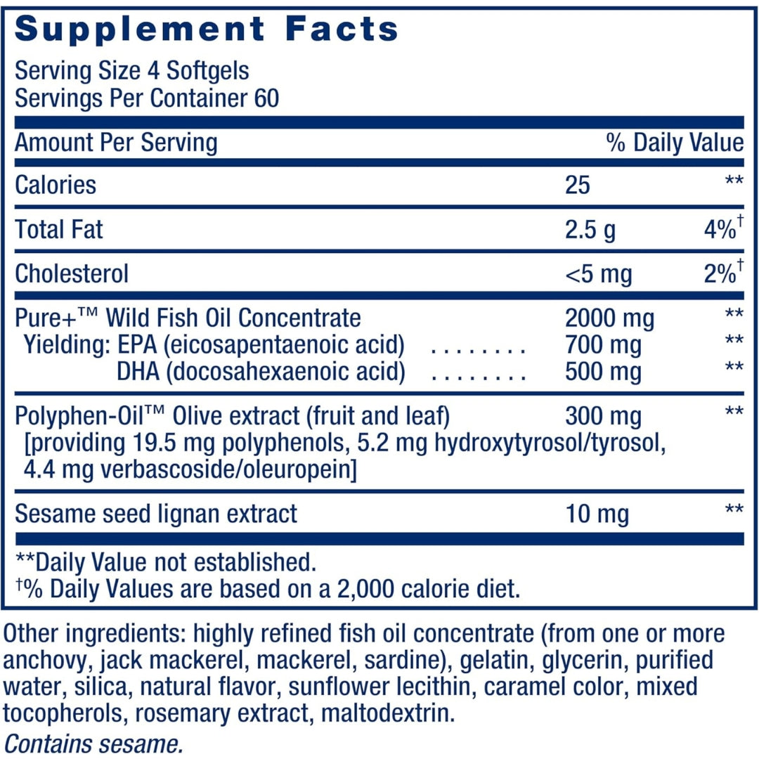 Super Omega 3 240 Softgel Life Extension