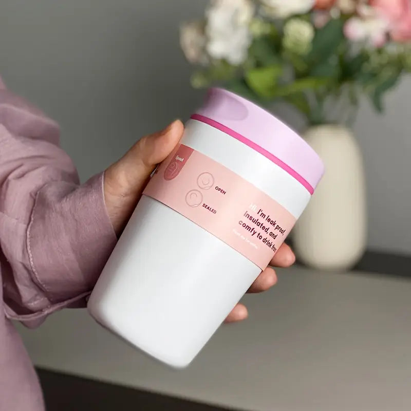 Pack Inositol Myochiro Plus + Taza aislada de acero inoxidable, 1 pieza de 12 oz