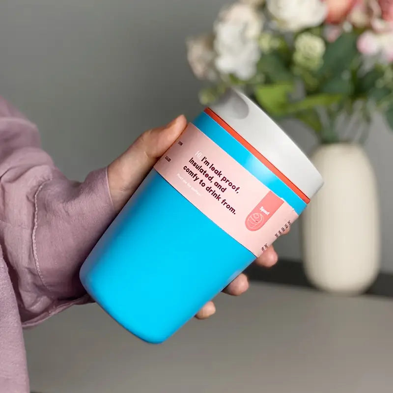 Pack Inositol Myochiro Plus + Taza aislada de acero inoxidable, 1 pieza de 12 oz