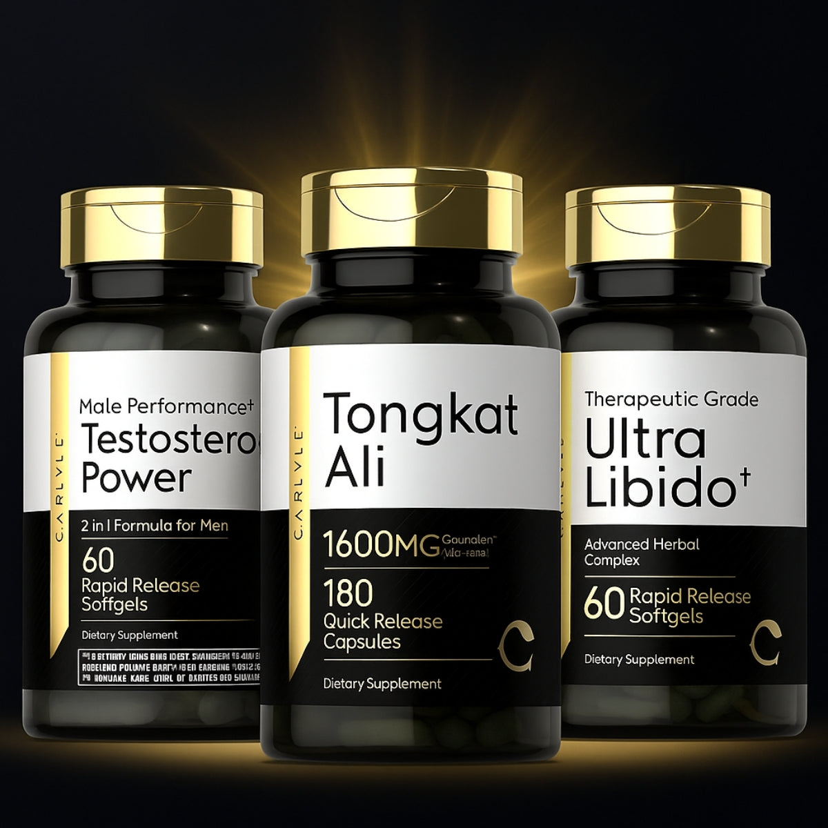 Testosterona + Ultra Libido + Tongkat Ali