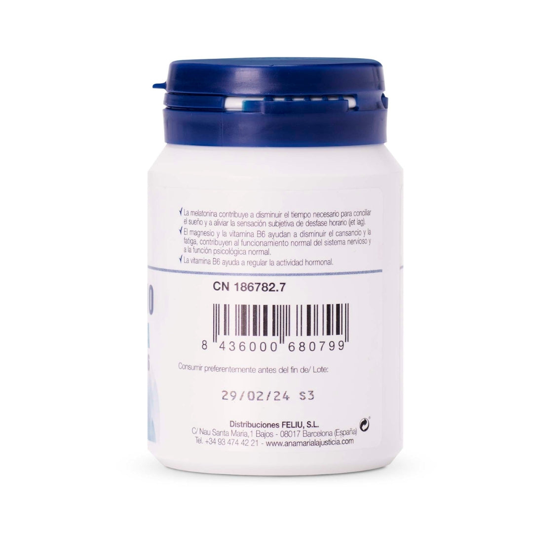 Triptofano Con Melatonina Magnesio Y Vit B6 60 Comprimidos Ana Maria La Justicia