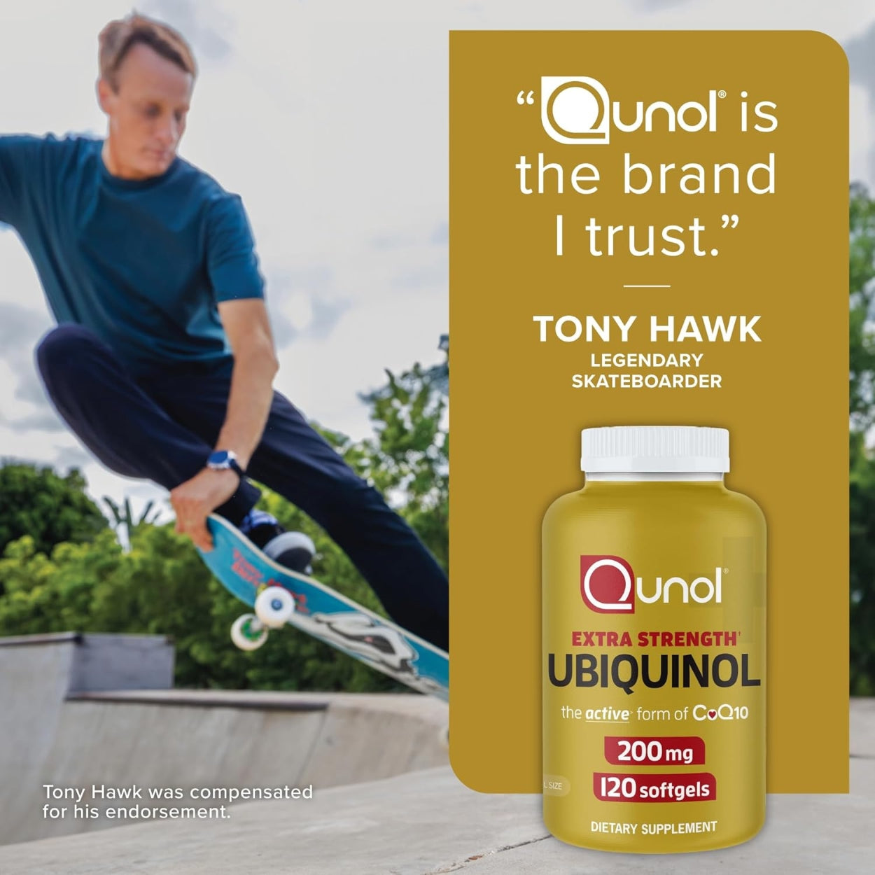 Ubiquinol Extra Strength 200 Mg 60 Softgels Qunol