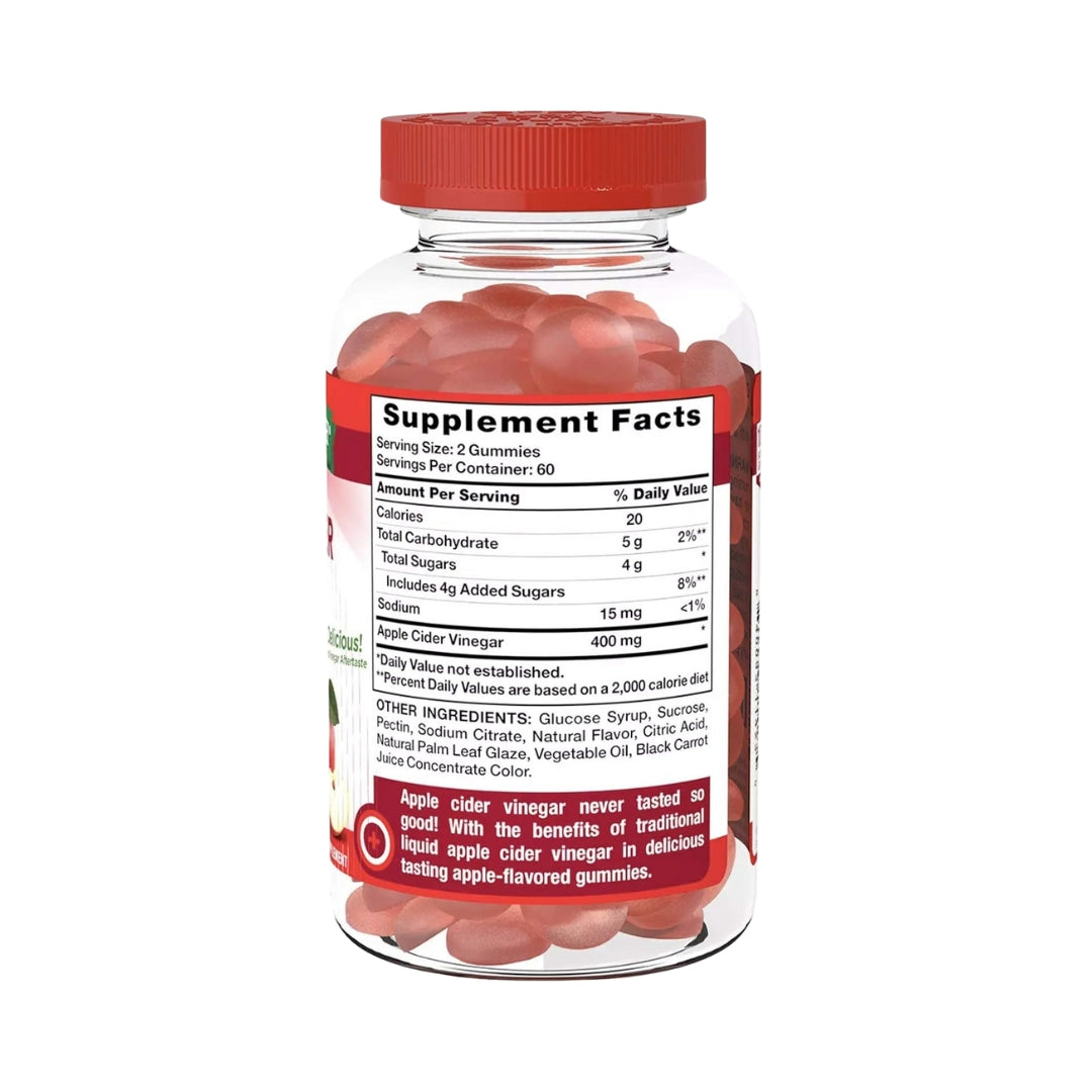 Vinagre De Manzana Organico Gomitas Natures Truth